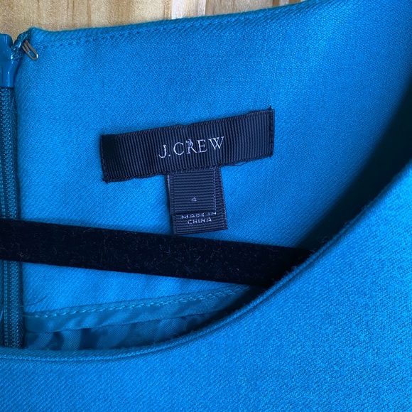 J CREW MOD STYLE WOOL DRESS 3/4 Length Sleeves Size 4 - Picture 3 of 6